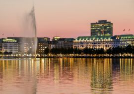 Lais Puzzle - Jungfernstieg Hamburg am Abend - 100, 200, 500 & 1.000 Teile