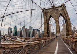 Lais Puzzle - New York, Brooklyn Bridge mit Kabeln - 1.000 Teile