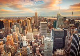 Lais Puzzle - Blick über Manhattan / New York im Sonnenuntergang - 100, 200, 500 & 1.000 Teile