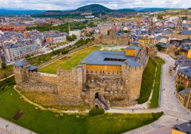 Lais Puzzle - Ponferrada mit Templerburg, Spanien - 1.000 Teile