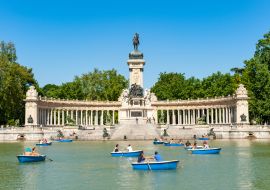 Lais Puzzle - Bootssee am Retiro-Park, Madrid, Spanien - 1.000 Teile