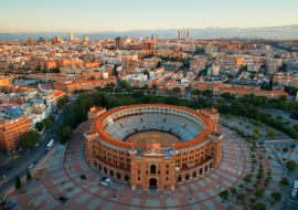 Lais Puzzle - Luftbild der Stierkampfarena Madrid Las Ventas - 1.000 Teile