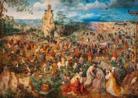 Lais Puzzle - Pieter Bruegel d.Ä. -  "Die Prozession nach Golgatha" (1564) - 500 Teile