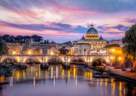 Lais Puzzle - Sonnenuntergang Aussicht Petersdom, Rom - 100, 200, 500 & 1.000 Teile