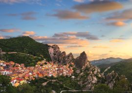 Lais Puzzle - Castelmezzano Dorf im Apennin Dolomiti Lucane. Basilikata, Italien - 100, 200, 500 & 1.000 Teile