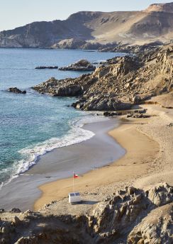 Lais Puzzle - Gesamtansicht der Stadt Pisagua, seine Strände und Umgebung. Atacama-Wüste. Tarapacá Chile - 100, 200, 500 & 1.000 Teile