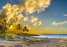 Lais Puzzle - Anakena Strand mit seinem Ahu Nau Nau Moais, einem der schönsten Orte auf der Osterinsel und seiner Rapa Nui Kultur - 100, 200, 500 & 1.000 Teile