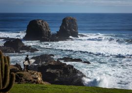 Lais Puzzle - Der wilde Strand von Pichilemu gilt als Surfstadt in Chile. Zentrale Küste, zwei Stunden südlich von Santiago - 100, 200, 500 & 1.000 Teile