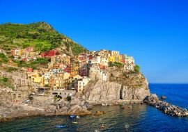 Lais Puzzle - Manarola ist eine kleine Stadt in der Gemeinde Riomaggiore in der Provinz La Spezia in Ligurien an der norditalienischen Küste der Cinque Terre. - 1.000 Teile