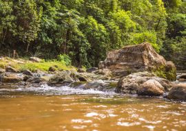 Lais Puzzle - Contamana, Ucayali, Peru, Wasserfallfluss in heissen Quellen, heisses Wasser, Heilwasser - 100, 200, 500 & 1.000 Teile