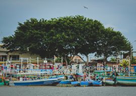 Lais Puzzle - Dock Puerto Pizarro in Tumbes, Hafen Puerto Pizarro in Tumbes, Peru - 100, 200, 500 & 1.000 Teile