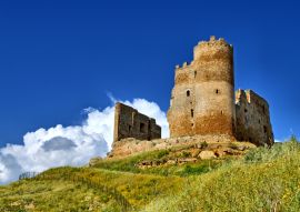 Lais Puzzle - Ansicht der mittelalterlichen Burg von Mazzarino, Caltanissetta, Sizilien, Italien, Europa - 100, 200, 500 & 1.000 Teile
