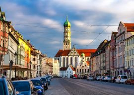 Lais Puzzle - Blick auf die Basilika der SS. Ulrich und Afra in der Stadt Augsburg, Deutschland - 100, 200, 500 & 1.000 Teile