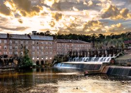Lais Puzzle - Continental Gin Company mit Wasserfall, Prattville - 100, 200, 500 & 1.000 Teile