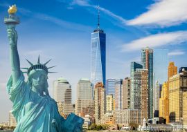 Lais Puzzle - Stadtbild von New York, Freiheitsstatue, untere Skyline von Manhattan - 100, 200, 500 & 1.000 Teile