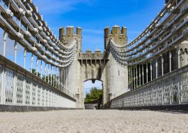 Lais Puzzle - Conwy-Hängebrücke im Conwy Castle, Conwy, Wales - 100, 200, 500 & 1.000 Teile