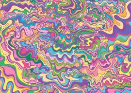 Lais Puzzle - Unmögliche, sehr schwierige, psychedelische Farben - 100, 200, 500 & 1.000 Teile