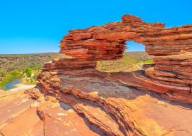 Lais Puzzle - Das Fenster der Natur über der Murchison River Gorge im Kalbarri National Park. Der Bogen aus rotem Sandstein ist die ikonischste Naturattraktion in Westaustralien - 100, 200, 500 & 1.000 Teile