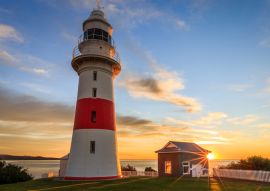 Lais Puzzle - Low Head Leuchtturm, Tasmanien bei Sonnenuntergang mit sunstar, Australien - 100, 200, 500 & 1.000 Teile