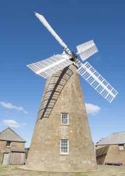 Lais Puzzle - Historische Mehlwindmühle und Museum in Oatlands Tasmanien, Australien - 100, 200, 500 & 1.000 Teile