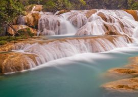 Lais Puzzle - Agua Azul Kaskaden und Wasserfälle im tropischen Regenwald des Bundesstaates Chiapas in der Nähe der Stadt Palenque, Mexiko - 100, 200, 500 & 1.000 Teile