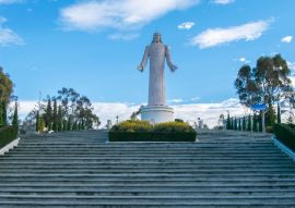 Lais Puzzle - Cristo Rey Statue in Pachuca de Soto - Mexiko. Schöne Christus-Statue auf dem Gipfel des Berges - 100, 200, 500 & 1.000 Teile