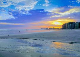 Lais Puzzle - Der lila Sonnenuntergang in Puerto Peñasco, Mexiko - 100, 200, 500 & 1.000 Teile