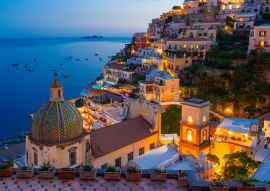Lais Puzzle - Positano, Amalfiküste, Kampanien, Sorrento, Italien. Blick auf die Stadt und das Meer in einem Sommer Sonnenuntergang - 100, 200, 500 & 1.000 Teile