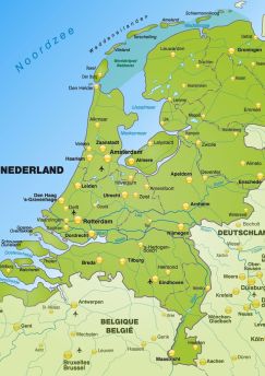 Lais Puzzle - Karte Niederlande - 500 & 1.000 Teile