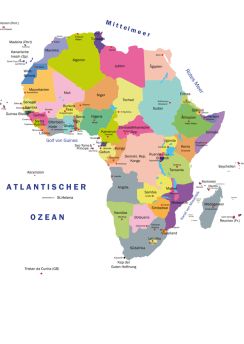 Lais Puzzle - Landkarte Afrika - 100, 200, 500 & 1.000 Teile