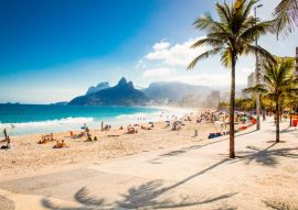 Lais Puzzle - Palmen und Zwei-Brüder-Berg am Strand von Ipanema, Rio de Janeiro - 100, 200, 500 & 1.000 Teile
