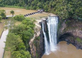 Lais Puzzle - Salto Barão do Rio Branco - Prudentópolis. Ein großer Wasserfall inmitten der Natur. Paraná - Brasilien - 100, 200, 500 & 1.000 Teile