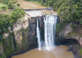 Lais Puzzle - Salto Barão do Rio Branco - Prudentópolis. Ein großer Wasserfall inmitten der Natur. Paraná - Brasilien - 100, 200, 500 & 1.000 Teile