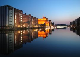 Lais Puzzle - Innenhafen Duisburg zur blauen Stunde - 100, 200, 500 & 1.000 Teile