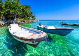 Lais Puzzle - Boot auf den Islas de Rosario, Kolumbien - 100, 200, 500 & 1.000 Teile