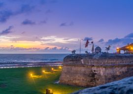 Lais Puzzle - Sonnenuntergang über der Verteidigungsmauer - Cartagena de Indias, Kolumbien - 100, 200, 500 & 1.000 Teile