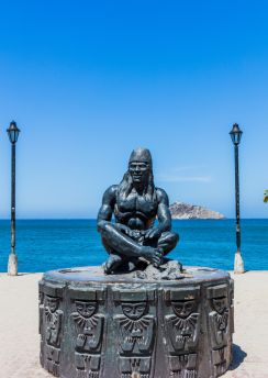 Lais Puzzle - Wasserfrant Statue Tayrona Mann von Santa Marta Magdalena in Kolumbien Südamerika - 100, 200, 500 & 1.000 Teile