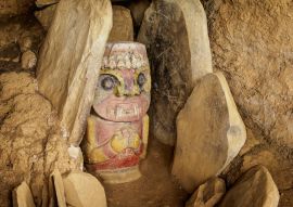 Lais Puzzle - Präkolumbianische Skulptur, Alto el Purutal, Archäologischer Park San Agustin, Departamento Huila, Kolumbien - 100, 200, 500 & 1.000 Teile