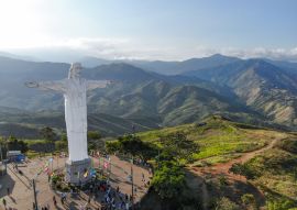 Lais Puzzle - Cristo Rey Statue mit Blick auf die Stadt Kolumbien - 100, 200, 500 & 1.000 Teile