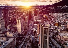 Lais Puzzle - Panoramaluftaufnahme der Innenstadt von Bogota Kolumbien - 100, 200, 500 & 1.000 Teile