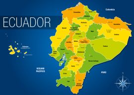 Lais Puzzle - Karte von Ecuador - 100, 200, 500 & 1.000 Teile