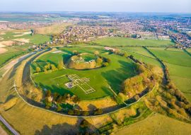 Lais Puzzle - Luftaufnahme von Old Sarum in England - 100, 200, 500 & 1.000 Teile
