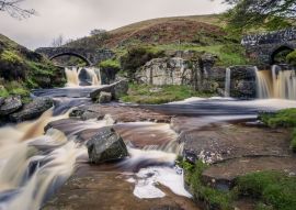 Lais Puzzle - Three Shires Head, England - 100, 200, 500 & 1.000 Teile