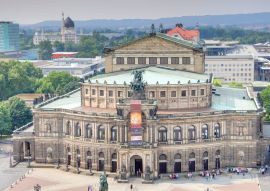 Lais Puzzle - Ansicht des Dresdner Opernhauses, Deutschland. - 100, 200, 500 & 1.000 Teile