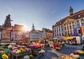 Lais Puzzle - Ansicht des Marktplatzes in Coburg, Bundesland Bayern, Deutschland - 100, 200, 500 & 1.000 Teile