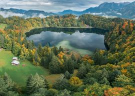 Lais Puzzle - Blick auf den Freibergsee, Bundesland Sachsen, Deutschland. - 100, 200, 500 & 1.000 Teile