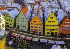 Lais Puzzle - Ansicht von Rothenburg ob der Tauber im Winter, Bundesland Bayern, Deutschland - 100, 200, 500 & 1.000 Teile