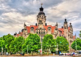 Lais Puzzle - Ansicht des Neuen Rathauses von Leipzig, Deutschland. - 100, 200, 500 & 1.000 Teile