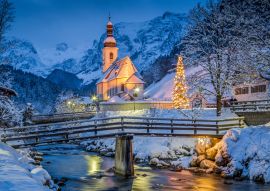 Lais Puzzle - Ansicht der Kirche in Ramsau, Deutschland - 100, 200, 500 & 1.000 Teile