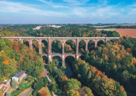 Lais Puzzle - Ansicht des Gohrener Viadukts, Deutschland. - 100, 200, 500 & 1.000 Teile
